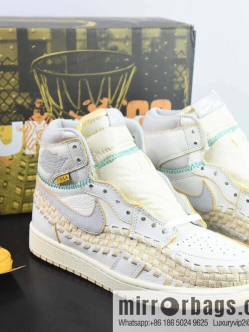 wsxc1693410919925_4-scaled-800x800kf5uu0l3kqr175697_20250708154704.jpg Ai Jordan 1 High OG \"Woven\" AJ1 Joe 1 joint model, woven, high-top basketball shoes, item number FD2565-100