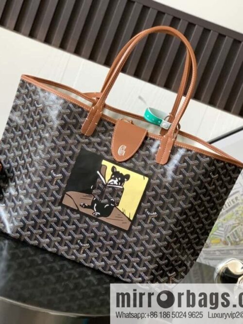 wsxc1693833158952_0-800x800jueoh1zji2l62064_20250719011427.jpg Goyard Goya Saint Louis Small Shopping Bag (French Dou silk screen printing) 020146B · M