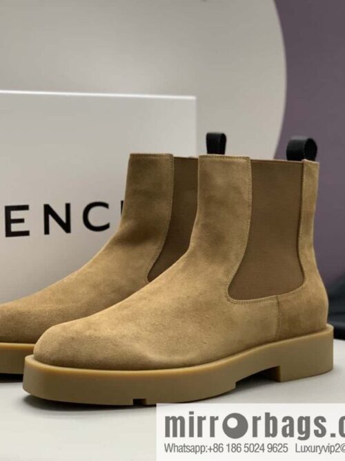 wsxc1694520487708_1-800x8000z2dofyxdk5170670_20250705210848.jpg Givenchy/Givenchy, Beige Frosted Leather, Men\'s Chelsea Boots
