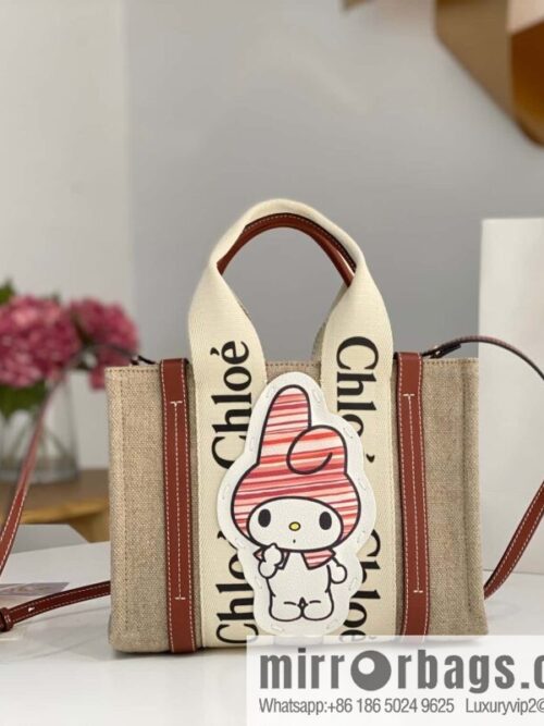 wsxc1694630602285_0-800x800py1jm4uog5g58832_20250719003431.jpg Chloe x My Melody joint, small Melody tote bag 26.5CM.