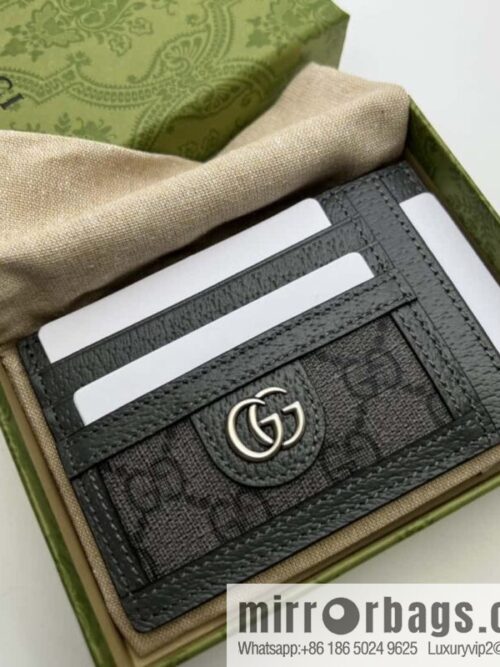 wsxc1696268706759_0-800x800q2aev151r0f50075_20250718042422.jpg GUCCI Ophidia series GG card clip 732018 gray PVC/gray leather