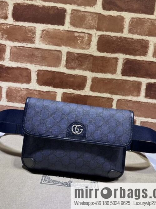 wsxc1696955582645_0-800x8004lud01lv0ep46658_20250718034302.jpg GUCCI Gucci Ophidia series GG small fanny pack 752597 dark blue PVC
