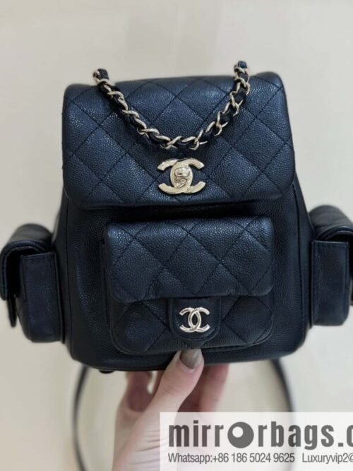 wsxc1697032733990_0-800x800ns2uspezy4u45321_20250718032032.jpg CHANEL 23K autumn and winter series duma tank double backpack AS4399 black