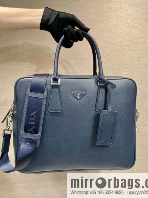 wsxc1697816838860_0-800x8005rrzz3ygk4y40502_20250718021602.jpg PRADA imported cross pattern leather briefcase 0891 blue