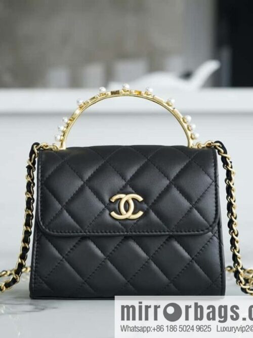 wsxc1700577730842_0-800x8005hcy4tipgq429199_20250716031520.jpg CHANEL B new autumn and winter, pearl Kelly handle chain bag AP3513