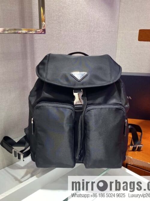 wsxc1700588088351_0-800x800xut11quggvl29155_20250716031459.jpg PRADA classic triangle enamel logo, imported parachute fabric backpack 1BZ005