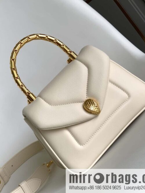 wsxc1704213995460_0-800x800aewys2vwuog16922_20250716012716.jpg BVLGARI Bulgari SERPENTI REVERSE Small tote bag 292128 White 20CM