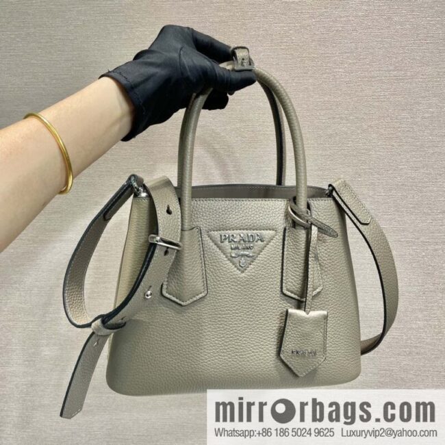 PRADA new shopping bag 🎉 1BG443 suede pattern, gray