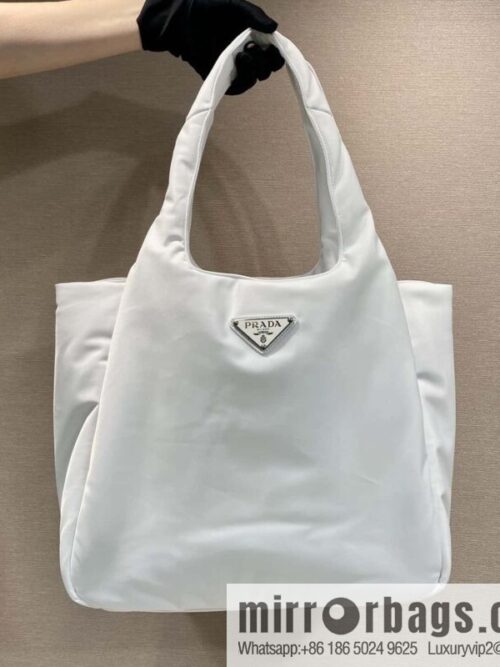 wsxc1705776536793_0-800x800rdb3a4q5vp512655_20250716004825.jpg PRADA Prada nylon fabric king tote bag 1BG449 white