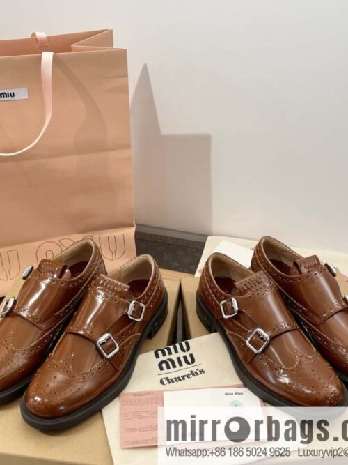wsxc1706549155446_0-800x800sbxoptelzt3122647_20250702170251.jpg 𝐂𝐡𝐮𝐫𝐜𝐡’𝐬 𝐱 𝐌𝐢𝐮 𝐌𝐢𝐮||𝟐𝟎𝟐𝟑 joint Brock carved Oxford small leather shoes