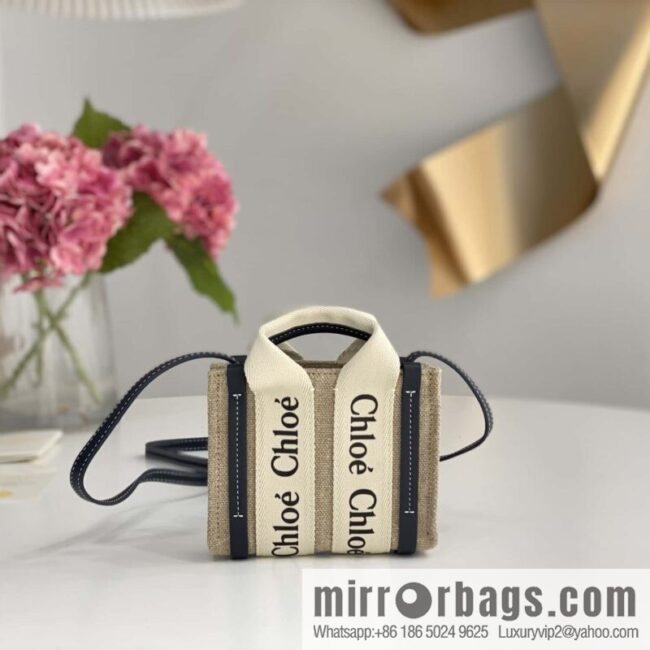 Chloe Nano - Super mini bag 14CM midnight blue