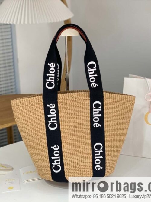 wsxc1712918168773_0-800x80033tdygv2jsw1255_20250715230439.jpg Chloe woody large straw bag~ panda color scheme 🐼 48CM