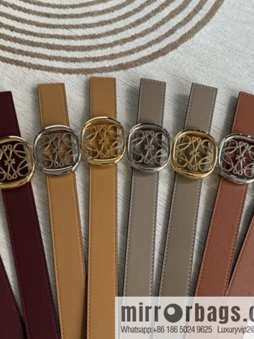 wsxc1715265839169_0-800x800px4f0rmtnuc2374_20250625104109.jpg LOEWE Luo Yiwei\'s new belt smooth cow leather double-sided belt 2.8CM.