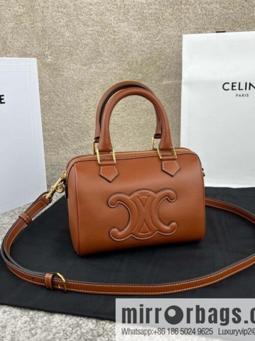 wsxc1716998019625_0-800x800n1evhvghk31198726_20250709040107.jpg CELINE small smooth cow leather (fabric) Boston bag 113773 brown