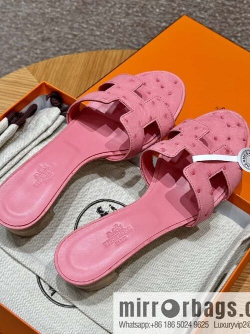 wsxc1717001462489_0-800x8004fttubzlfkd80338_20250701185002.jpg Hermès 185 Oasis High Heel Sandals, Bubble Powder/L4/Bubble gum Ostrich 🐦/Ostrich