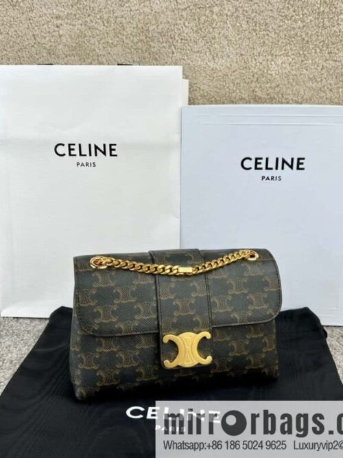 wsxc1717167370734_0-800x8002zwucmadmb2196378_20250709025320.jpg CELINE TEEN VICTOIRE small logo printed handbag 116592 old color
