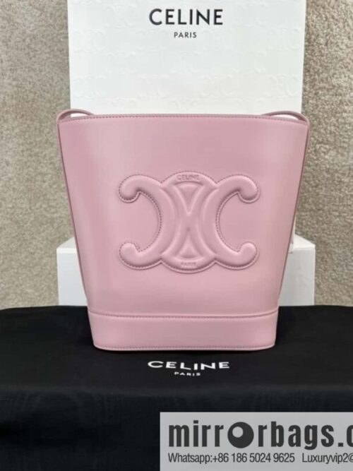 wsxc1718467236608_0-800x8001iuhcuy41fy192025_20250709004018.jpg CELINE CUIR TRIOMPHE Small smooth leather bucket bag 198243