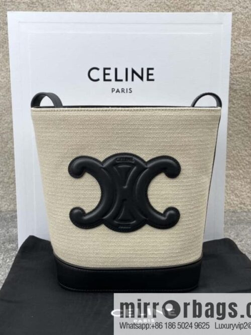 wsxc1718468108614_0-800x800bkorrs4d31g191970_20250709003837.jpg Celine CUIR TRIOMPHE small bucket bag 198242