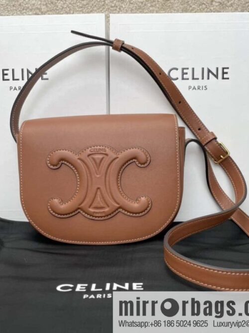 wsxc1718468954706_0-800x8005u1vusqsvhs191919_20250709003704.jpg Celine CUIR TRIOMPHE handbag saddle bag 198263
