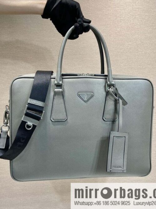 wsxc1719934400856_0-800x800hds1mosbsbk184500_20250708204838.jpg PRADA 🎉 double briefcase 🎉🎉 2VE022