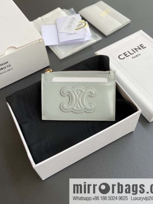 wsxc1720283773719_0-800x800s30cglhizjn183881_20250708203055.jpg CELINE TRIOMPHE logo printed card holder 10K58304EMJ.04LU