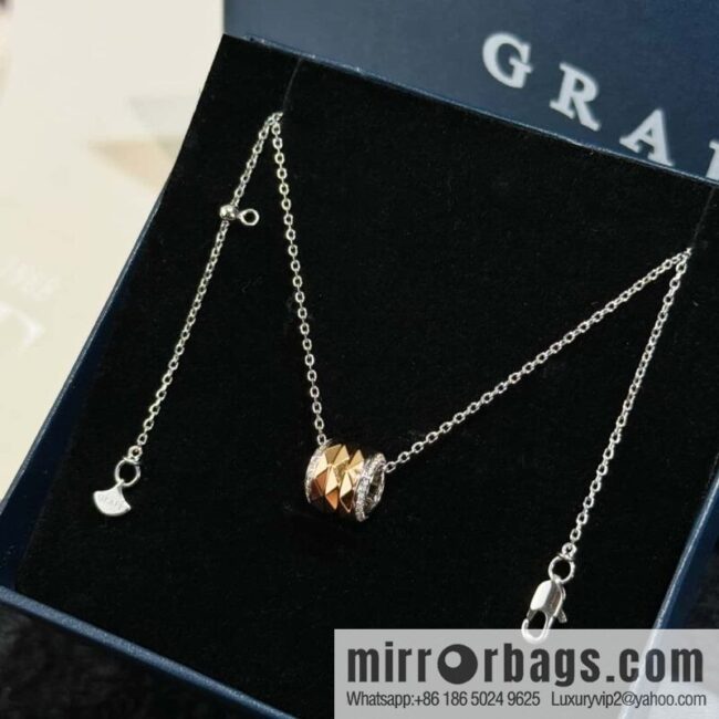 GRAFF Graff three-ring color separation necklace
