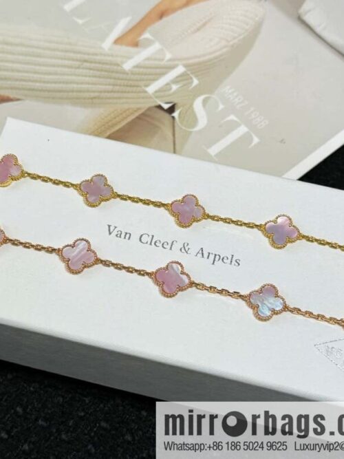 wsxc1727100871841_0-800x800ffpygbov2gk52178_20250630003950.jpg ❗️CNC version ❗️ ☀️ Van Cleef & Arpels powder Fritillary four-leaf clover five-flower bracelet ☀