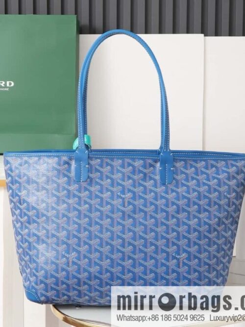 [Premium quality, all copper hardware] 🔎 020320 blue, goyard goya artois small bag (zipper tote bag)