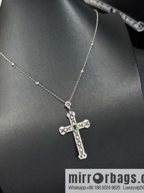 wsxc1727279720287_3-800x800fxtfx3xdqwb51896_20250630003651.jpg ❗New ❗ ☀ original order a ☀ new Croce heart green diamond cross necklace ☀