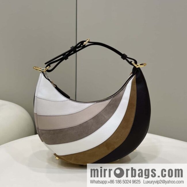 FENDI Fendigraphy armpit bag, model number: 80056m color matching