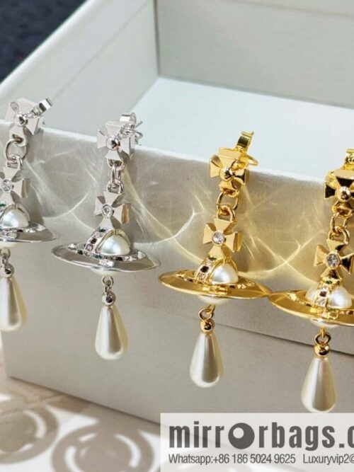 wsxc1751905546904_0-800x800bspi4fviv2r175066_20250708145236.jpg ❗️New ❗️ New ☑️ Vivienne Westwood Queen Mother Saturn earrings