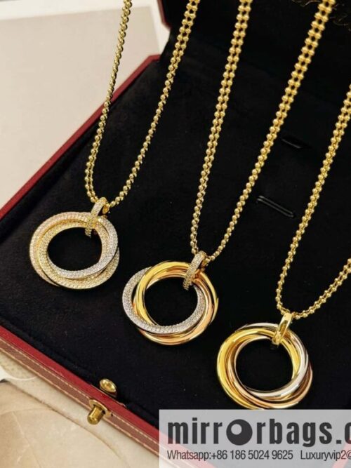wsxc1751905558243_0-800x800ywc53bb025f174997_20250708145047.jpg ❗New ❗ ☀ Cartier Cartier New three-ring necklace ☀